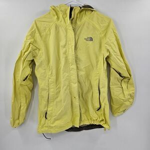 North face womens small jacket coat ski snowboard snow windbreaker yellow